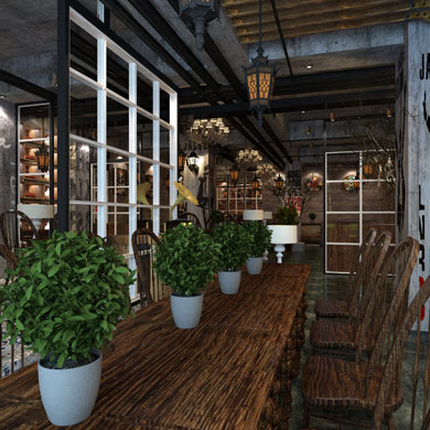 海南跨界装饰设计外滩咖啡厅