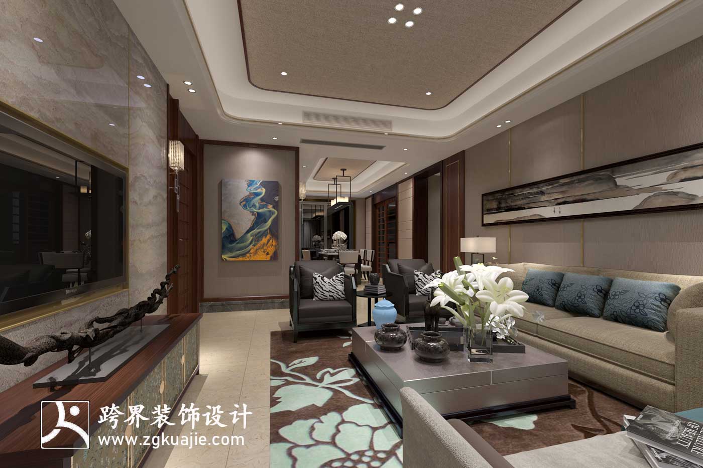 海南跨界装饰设计海航豪庭户型