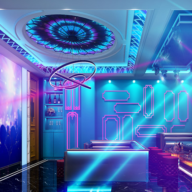 海南跨界装饰设计万福隆KTV