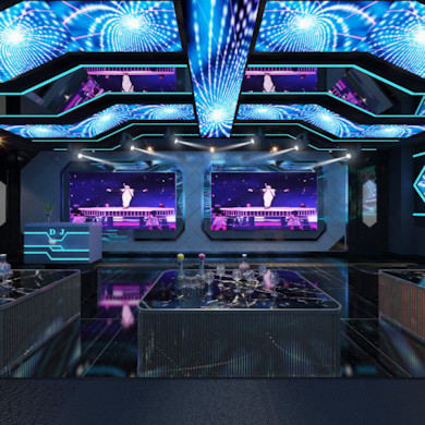 海南跨界装饰设计儋州大鲨鱼酒吧包厢