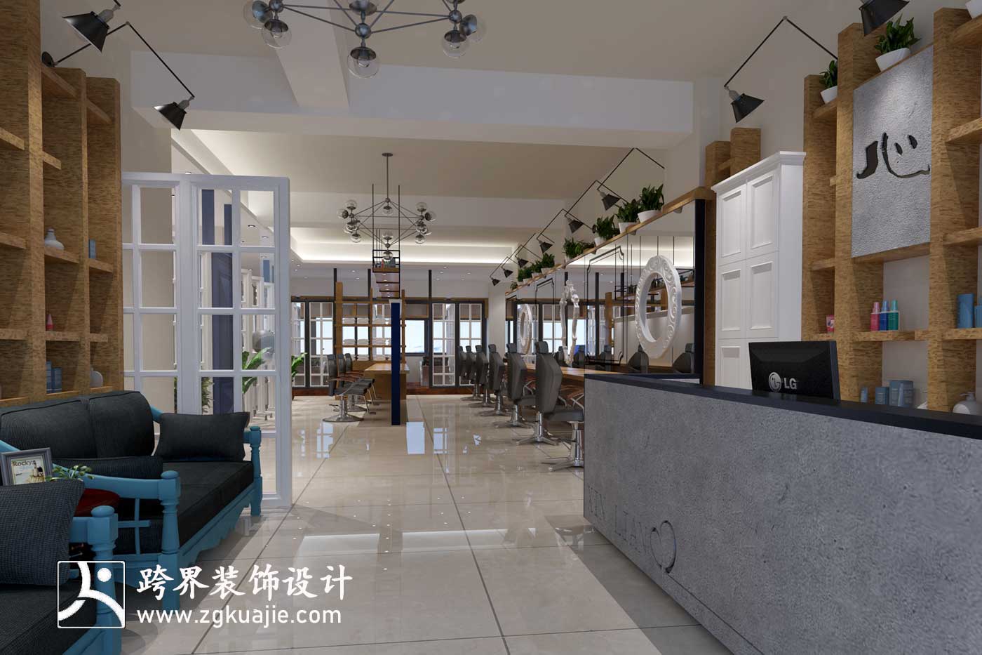 海南跨界装饰设计海口心连心美发机构