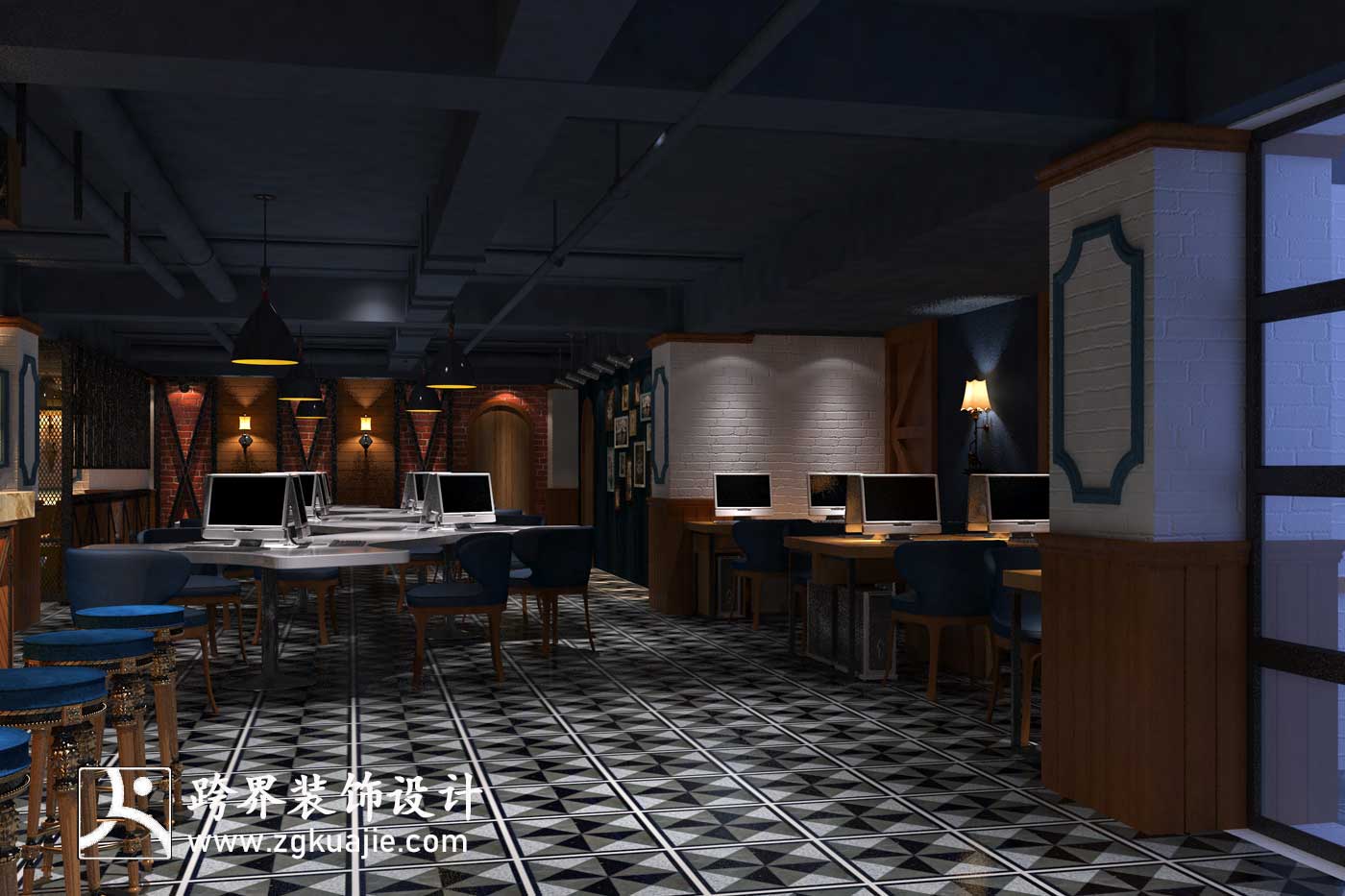 海南跨界装饰设计解放西网吧