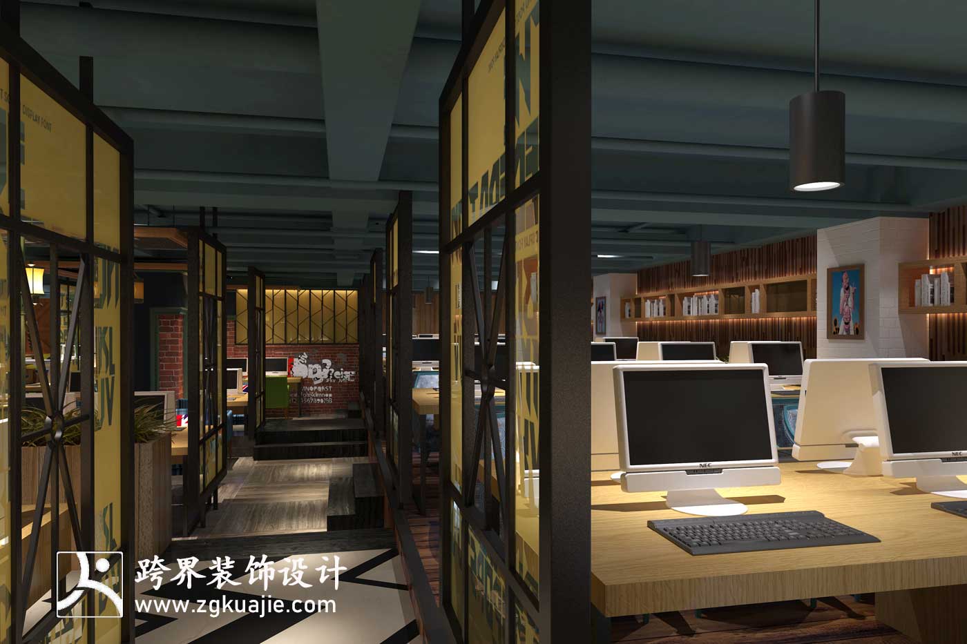 海南跨界装饰设计三亚解放路网吧